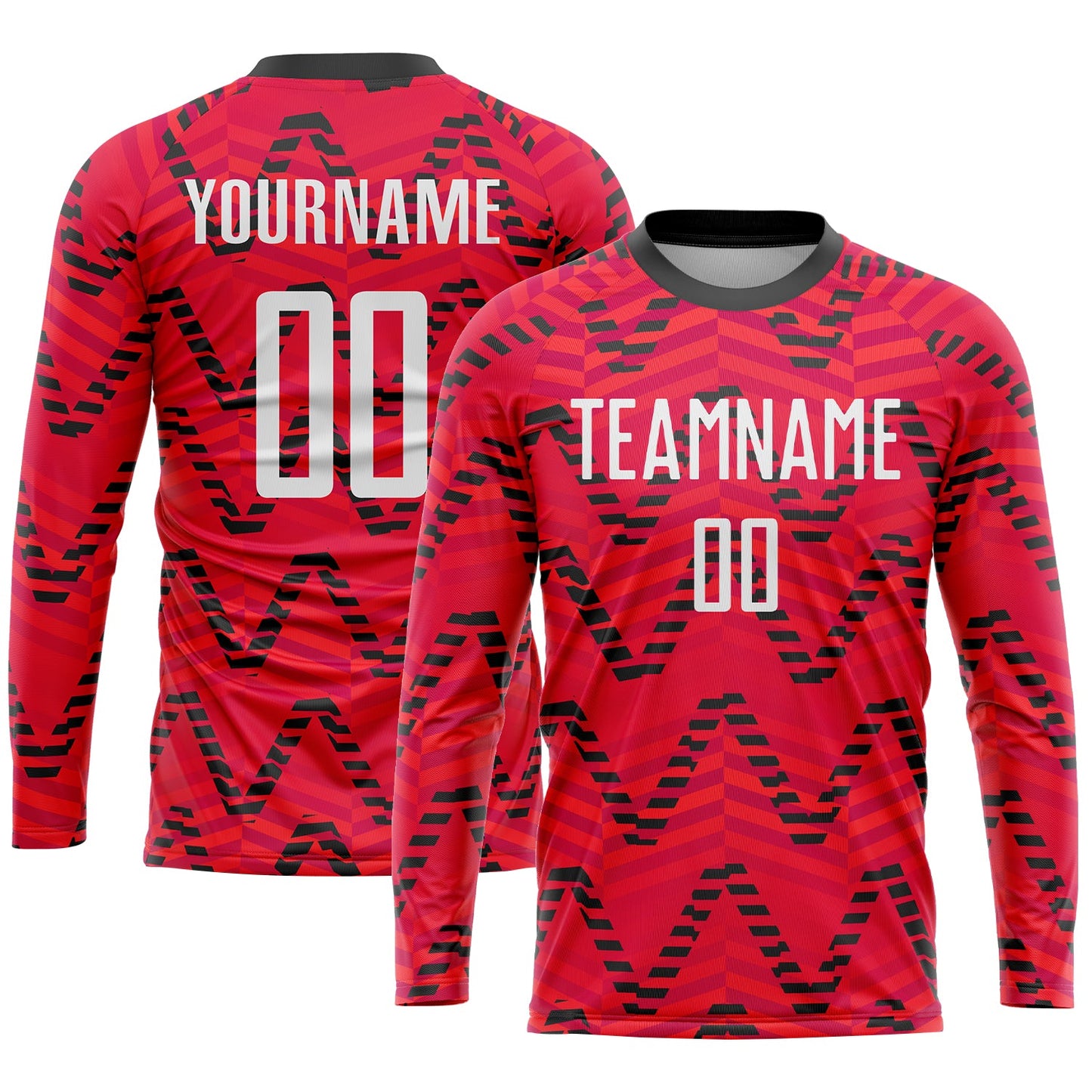Custom Red White-Black Sublimation Soccer Uniform Jersey - Sky-Custom