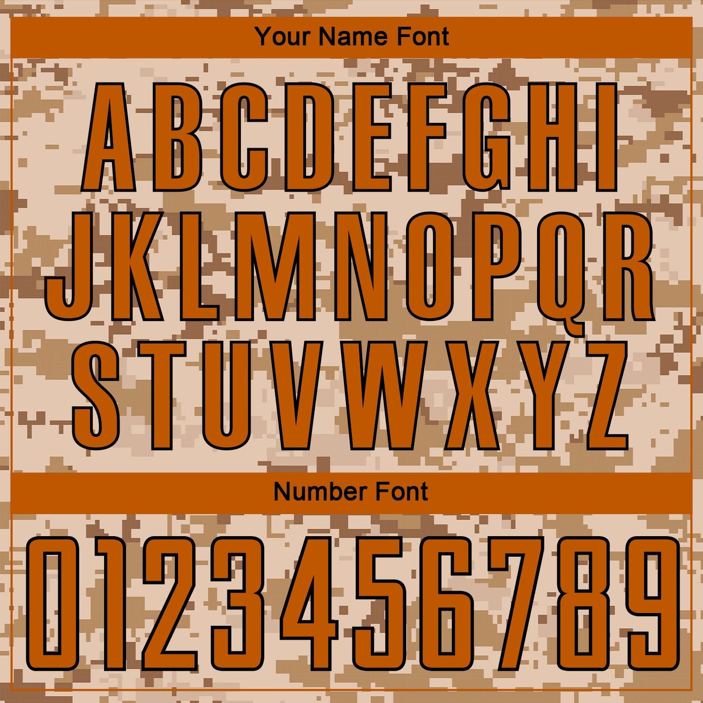 Custom Camo Texas Orange-Brown Sublimation Salute To Service Soccer Uniform Jersey - Sky-Custom