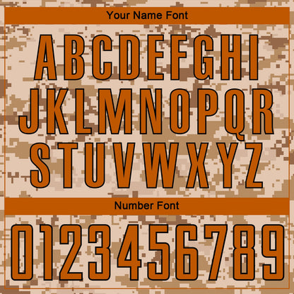 Custom Camo Texas Orange-Brown Sublimation Salute To Service Soccer Uniform Jersey - Sky-Custom