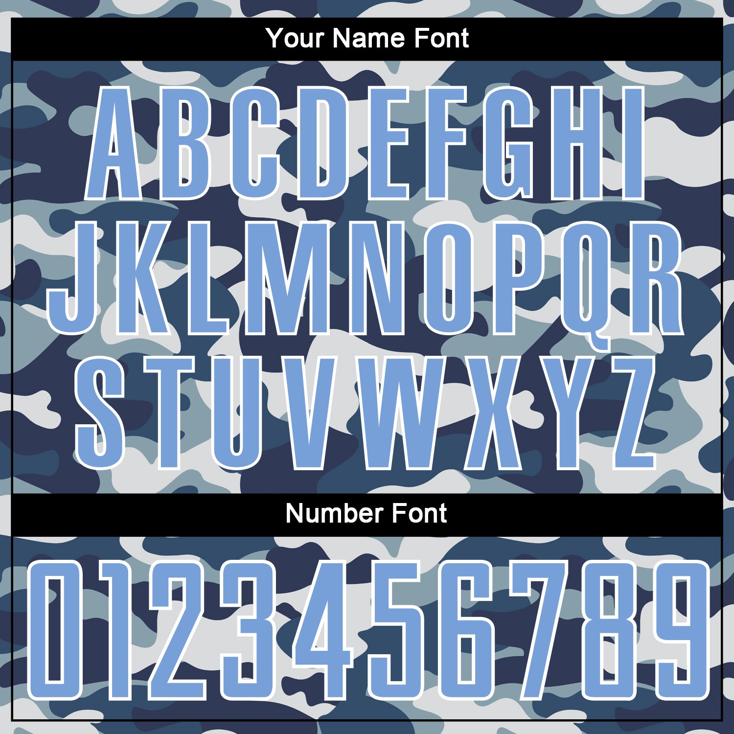 Custom Camo Light Blue-Royal Sublimation Salute To Service Soccer Uniform Jersey - Sky-Custom