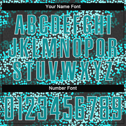 Custom Teal Teal-Black Sublimation Soccer Uniform Jersey - Sky-Custom