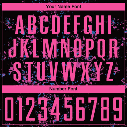 Custom Black Pink-Light Blue Sublimation Soccer Uniform Jersey - Sky-Custom