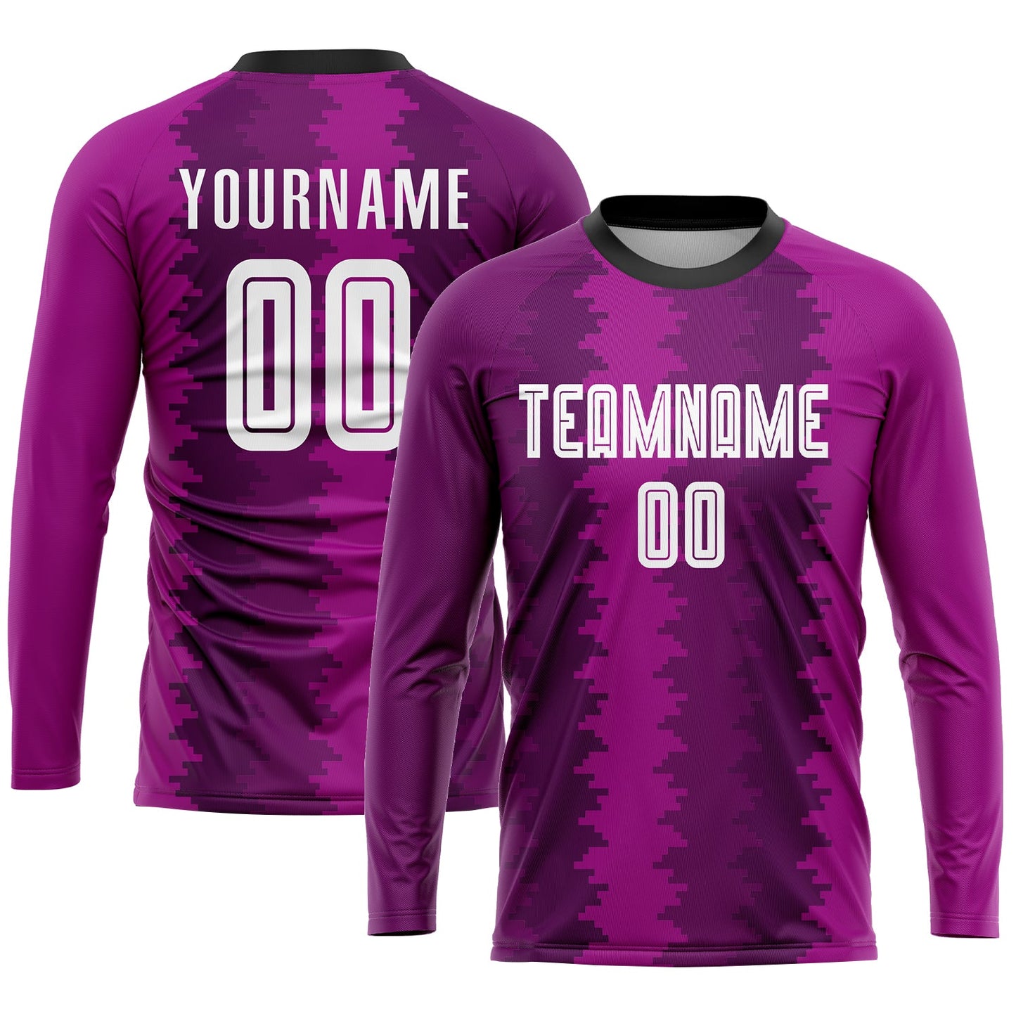 Custom Purple White-Pink Sublimation Soccer Uniform Jersey - Sky-Custom