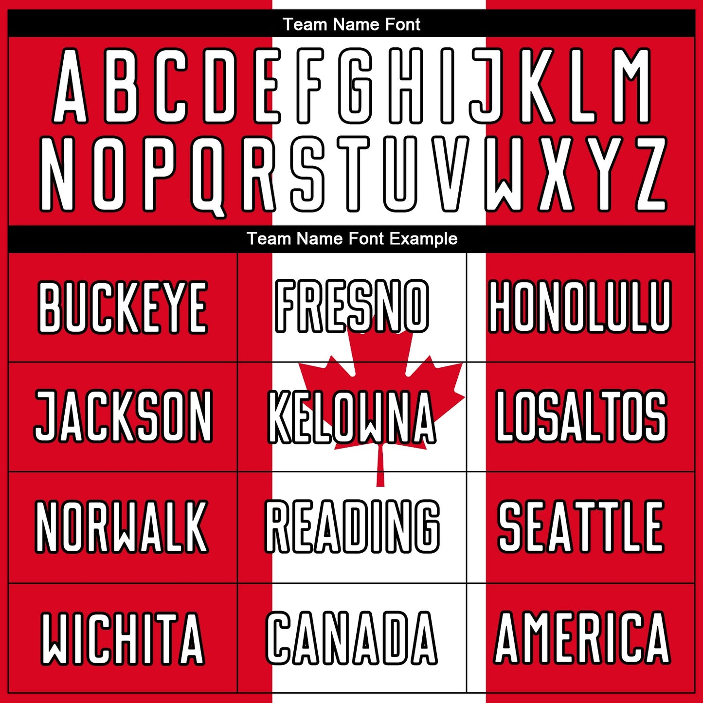 Custom Red White-Black Sublimation Canadian Flag Soccer Uniform Jersey - Sky-Custom