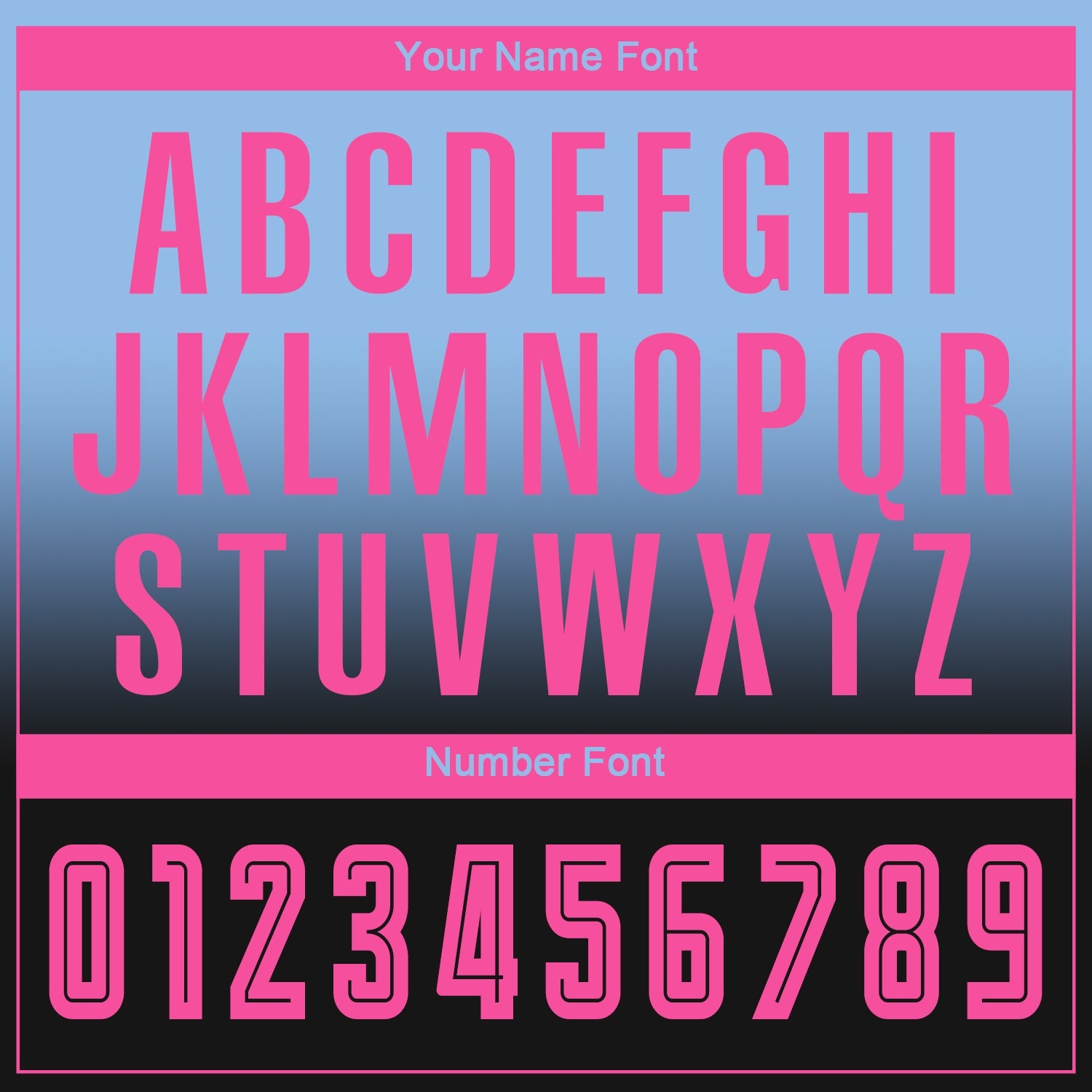 Custom Light Blue Pink-Black Sublimation Long Sleeve Fade Fashion Soccer Uniform Jersey - Sky-Custom