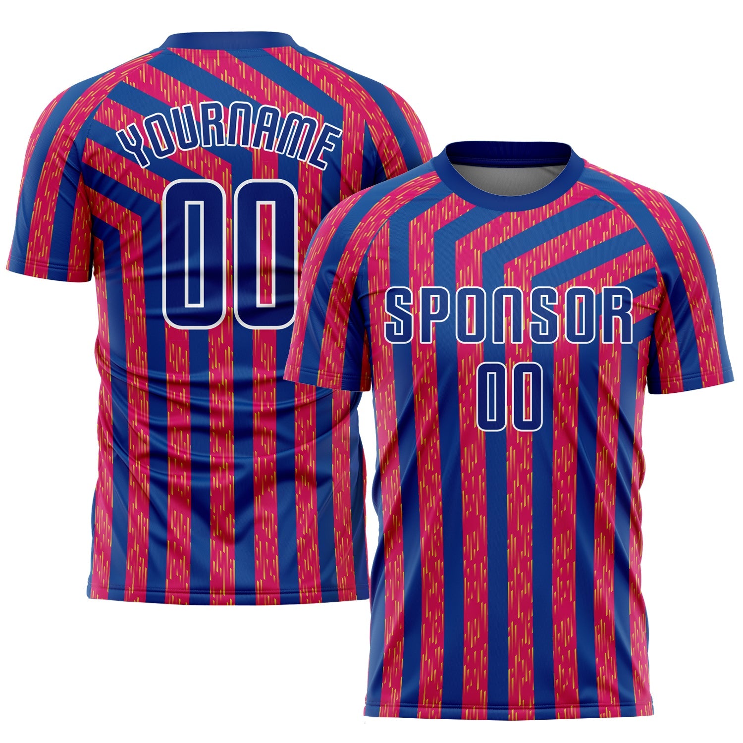 Custom Red Royal-White Sublimation Soccer Uniform Jersey - Sky-Custom