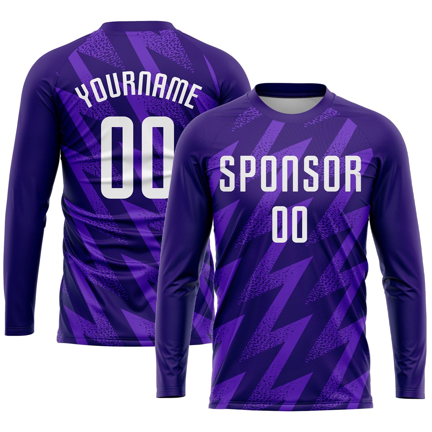 Custom Purple White Sublimation Soccer Uniform Jersey - Sky-Custom