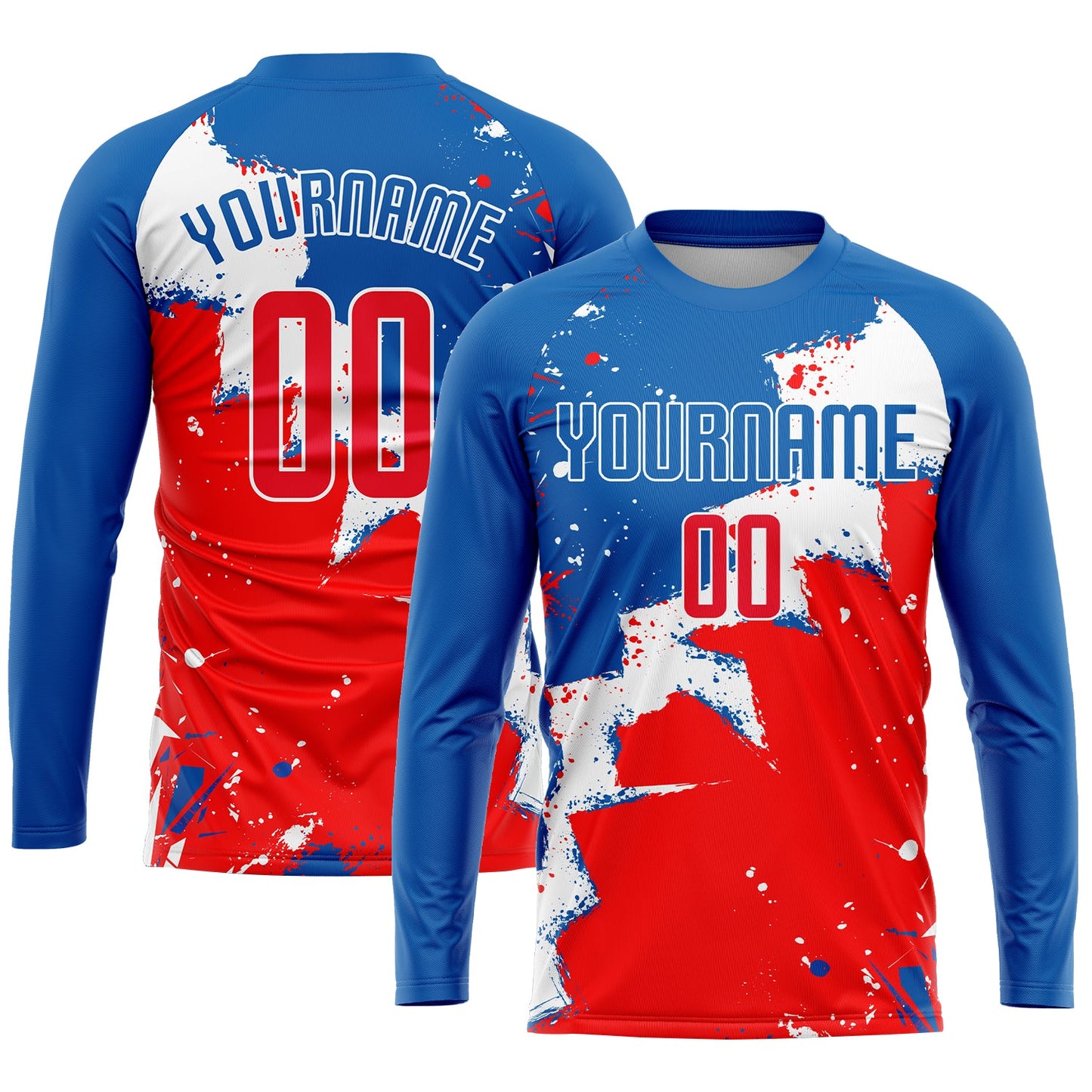 Custom Royal Red-White Sublimation Soccer Uniform Jersey - Sky-Custom