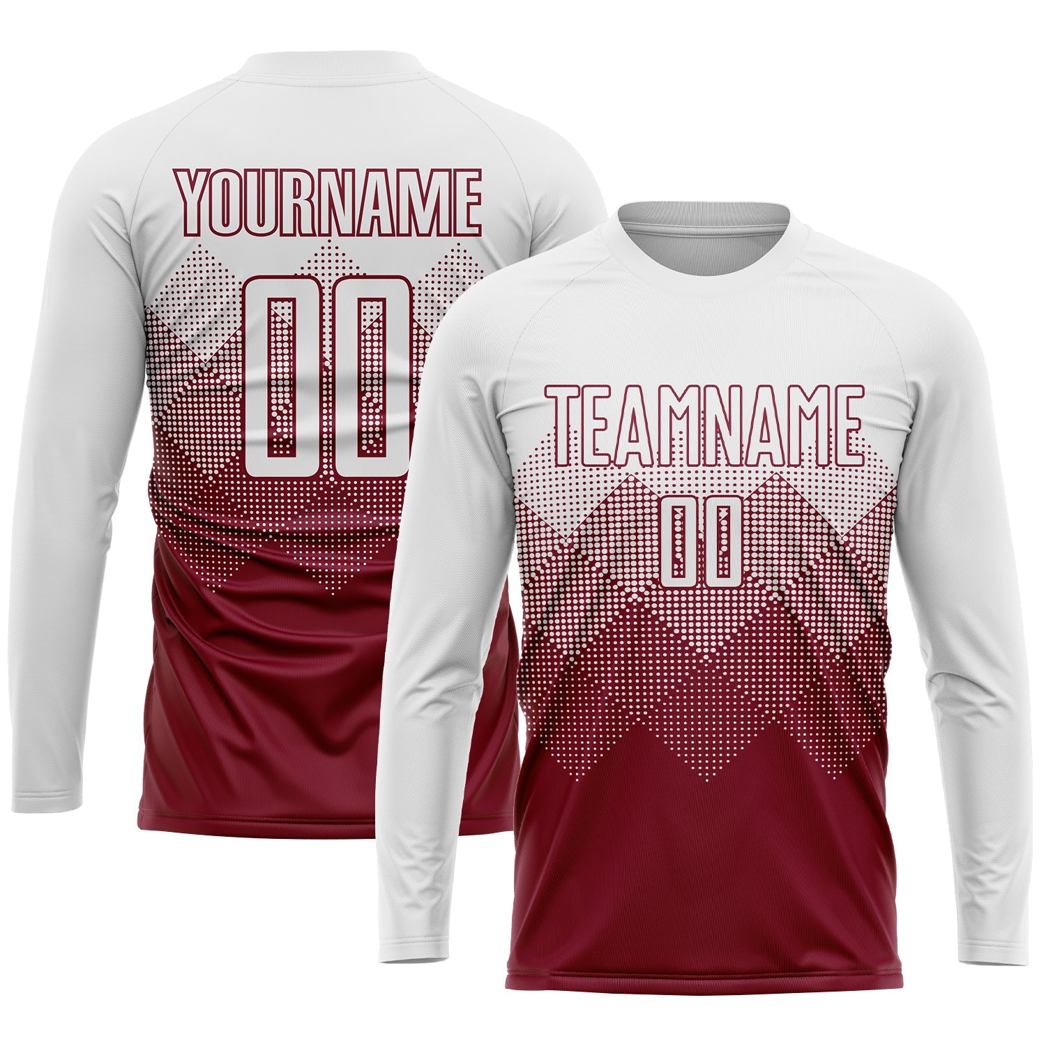 Custom Crimson White Sublimation Soccer Uniform Jersey - Sky-Custom