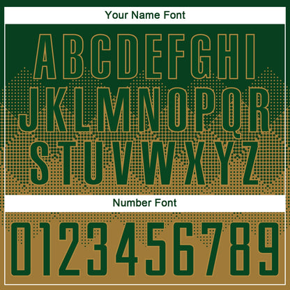 Custom Old Gold Green Sublimation Soccer Uniform Jersey - Sky-Custom