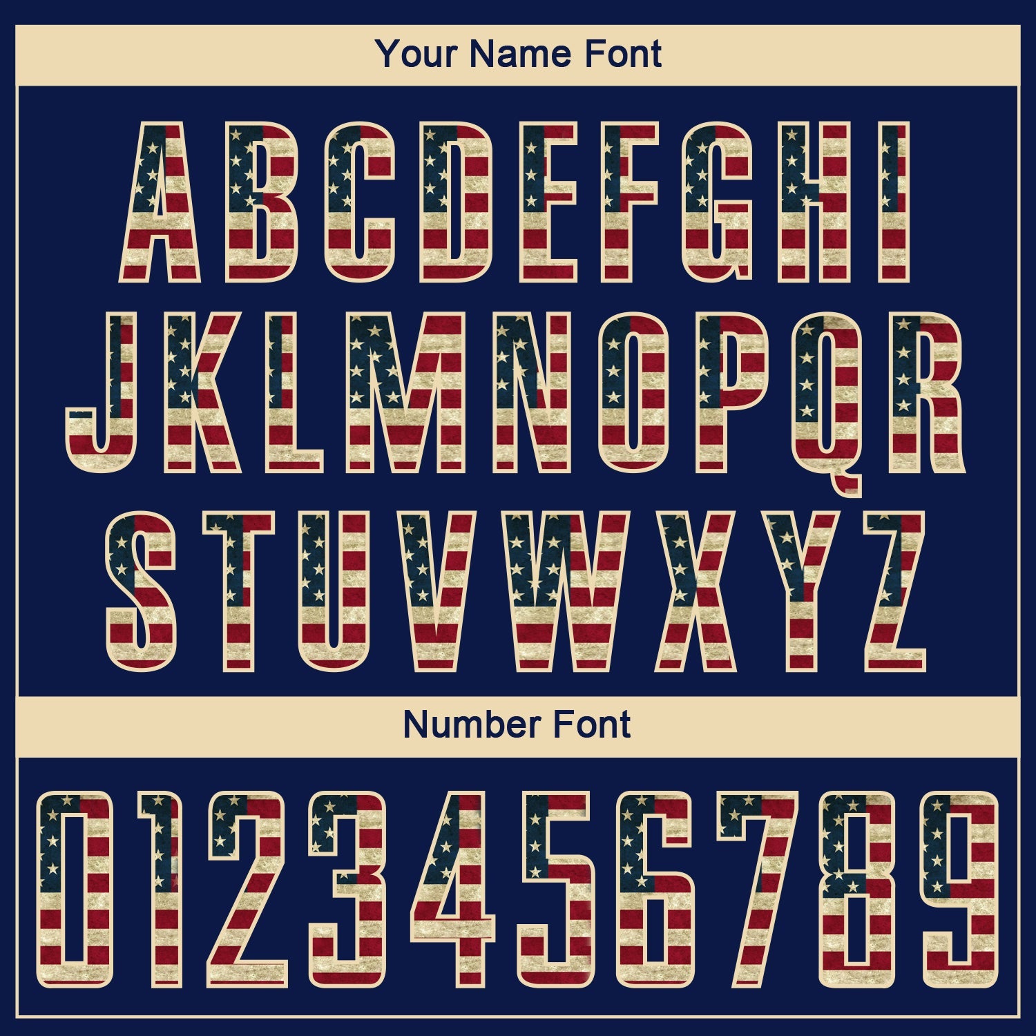Custom Crimson Vintage USA Flag Navy-Cream Sublimation Soccer Uniform Jersey - Sky-Custom