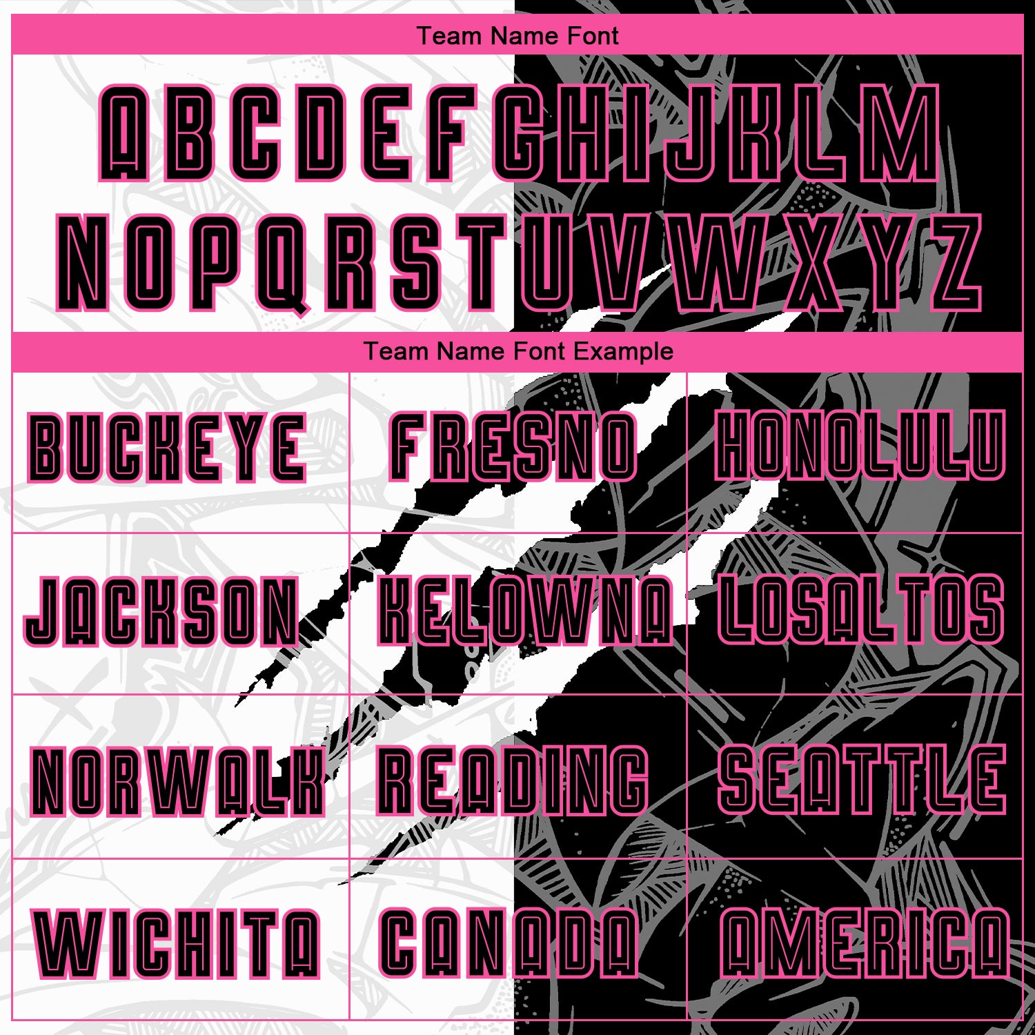 Custom Graffiti Pattern Black-Pink Scratch Sublimation Soccer Uniform Jersey - Sky-Custom