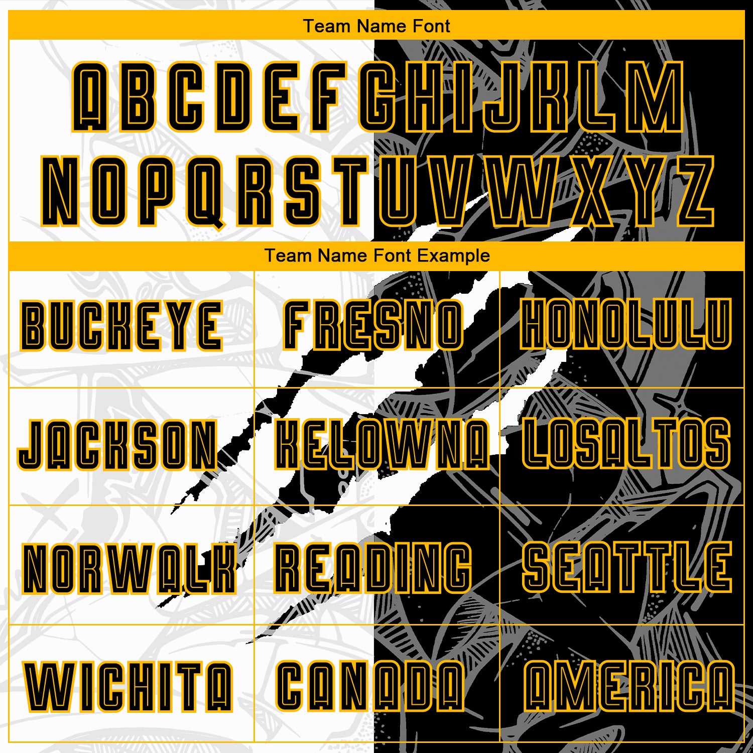 Custom Graffiti Pattern Black-Gold Scratch Sublimation Soccer Uniform Jersey - Sky-Custom