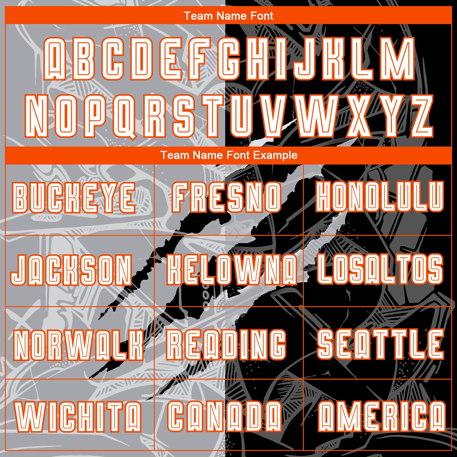 Custom Graffiti Pattern White Black Gray-Orange Scratch Sublimation Soccer Uniform Jersey - Sky-Custom