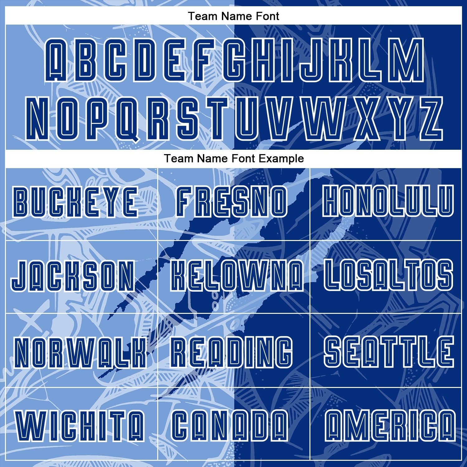 Custom Graffiti Pattern Royal-Light Blue Scratch Sublimation Soccer Uniform Jersey - Sky-Custom