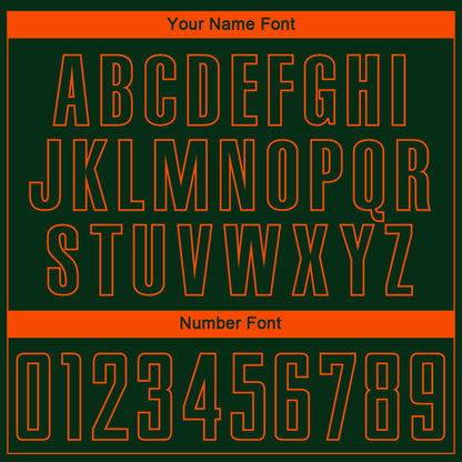 Custom Green Orange Sublimation Soccer Uniform Jersey - Sky-Custom
