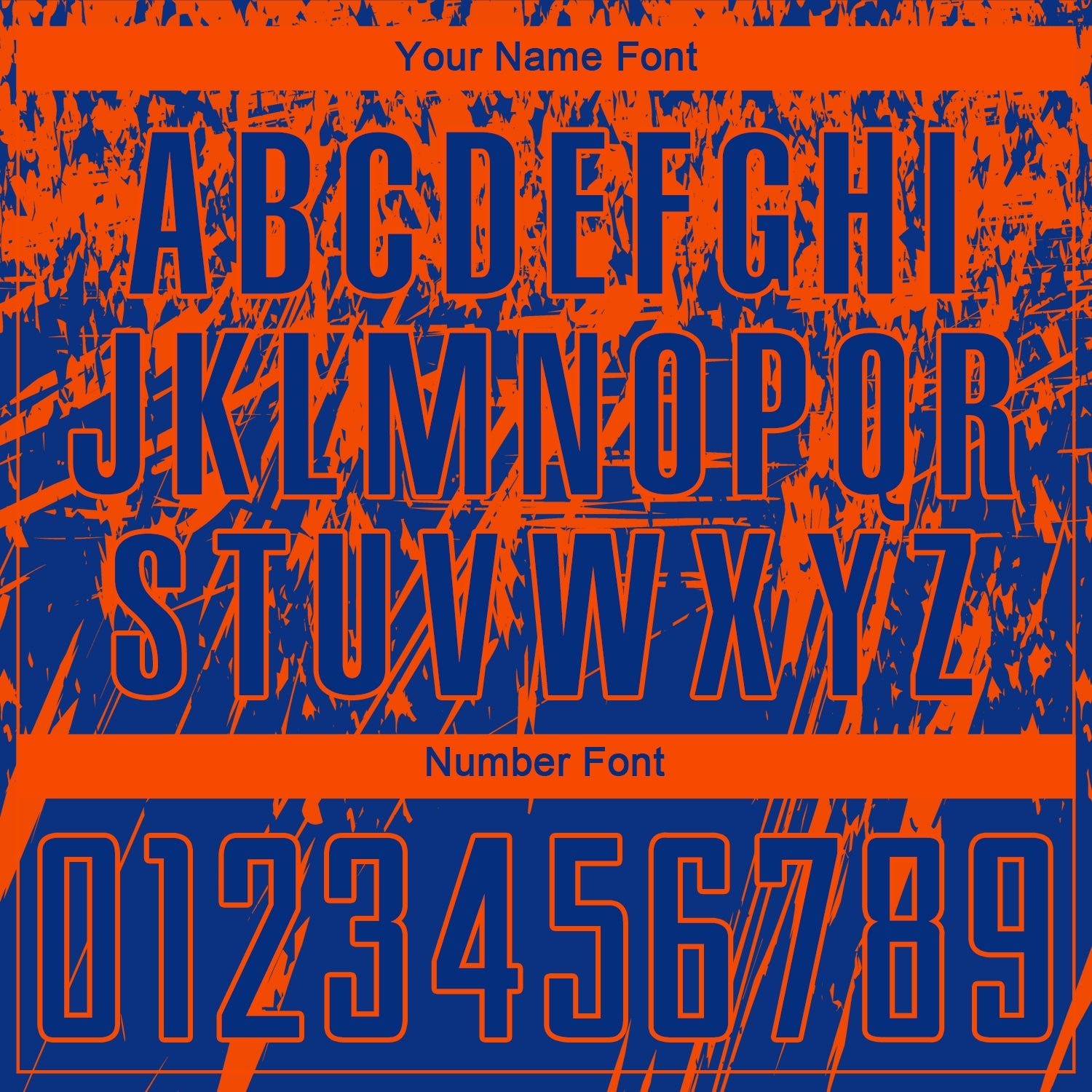 Custom Royal Orange Sublimation Soccer Uniform Jersey - Sky-Custom