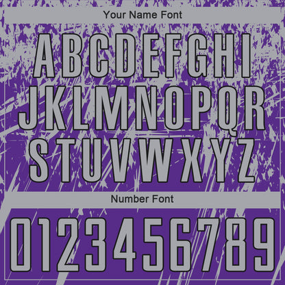 Custom Purple Gray-Black Sublimation Soccer Uniform Jersey - Sky-Custom