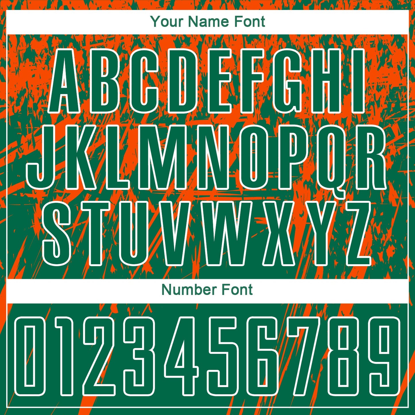 Custom Kelly Green Orange-White Sublimation Soccer Uniform Jersey - Sky-Custom
