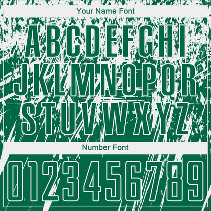 Custom Kelly Green White Sublimation Soccer Uniform Jersey - Sky-Custom