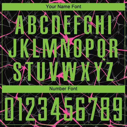 Custom Black Neon Green-Pink Sublimation Soccer Uniform Jersey - Sky-Custom