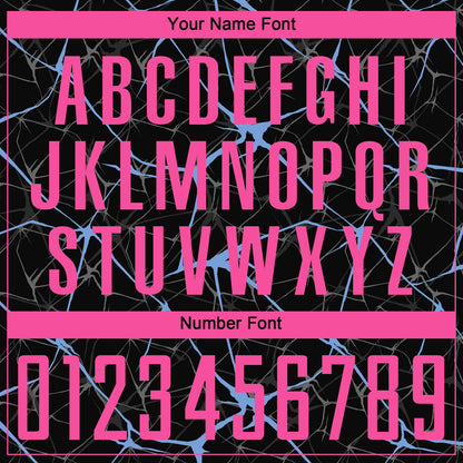 Custom Black Pink-Light Blue Sublimation Soccer Uniform Jersey - Sky-Custom