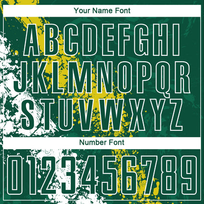 Custom Green Yellow-White Sublimation Soccer Uniform Jersey - Sky-Custom