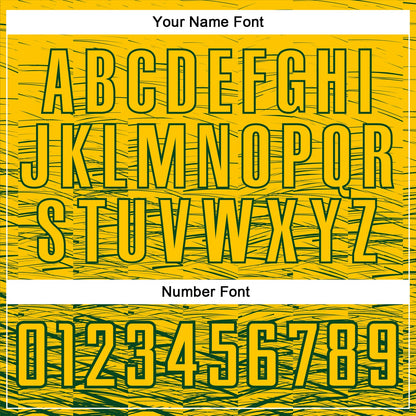 Custom Yellow Green Sublimation Soccer Uniform Jersey - Sky-Custom