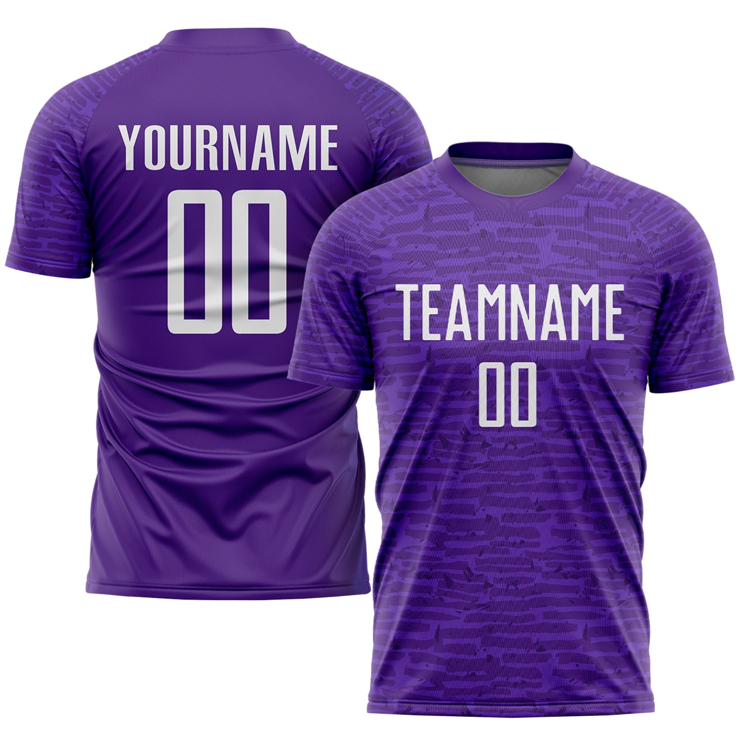 Custom Purple White Sublimation Soccer Uniform Jersey - Sky-Custom