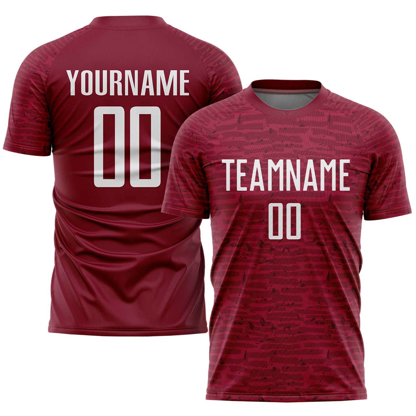 Custom Crimson White Sublimation Soccer Uniform Jersey - Sky-Custom