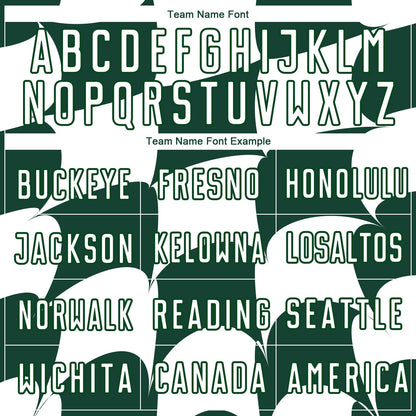 Custom White Green Plaid Sublimation Soccer Uniform Jersey - Sky-Custom