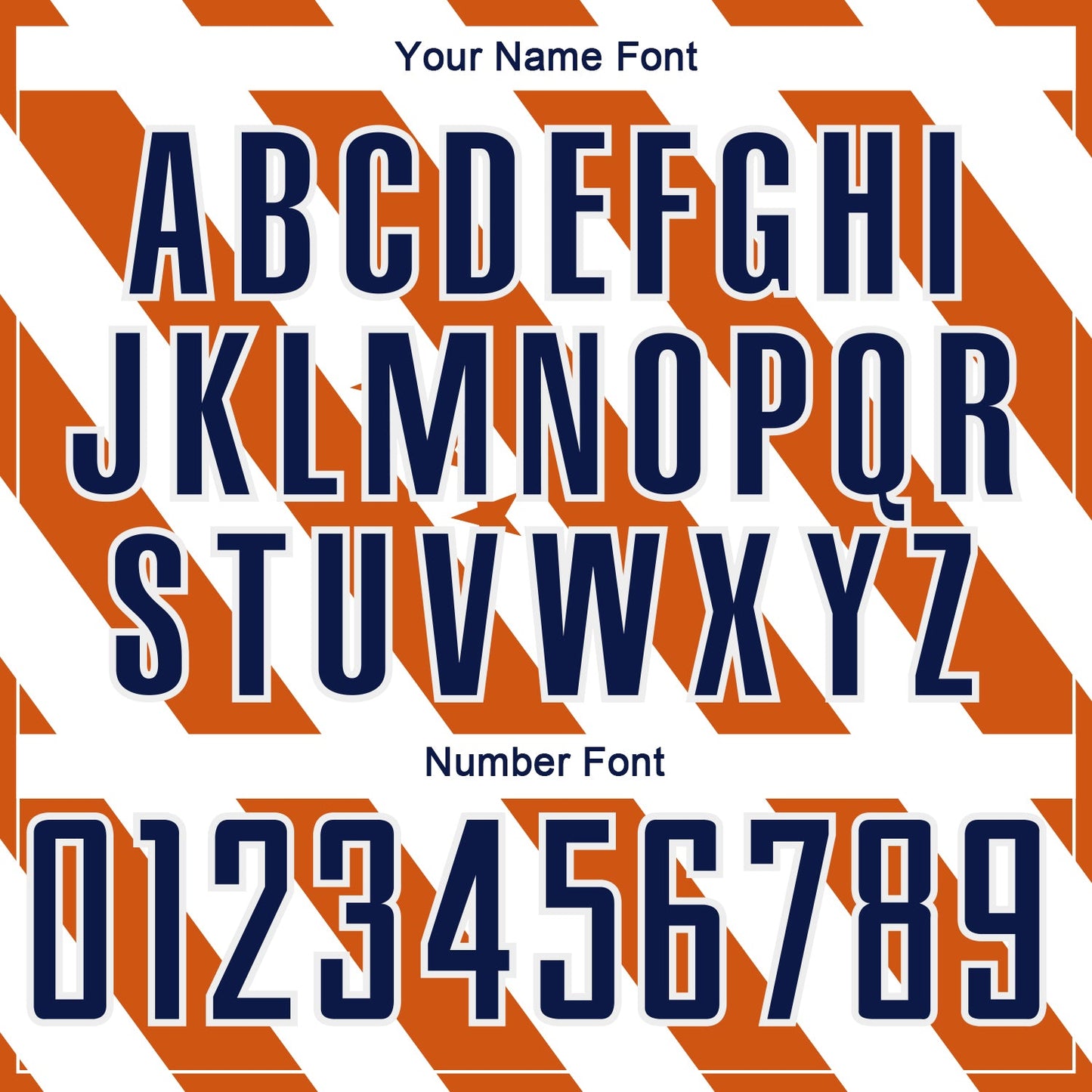 Custom Bay Orange Navy-White Vintage American Flag Sublimation Soccer Uniform Jersey - Sky-Custom