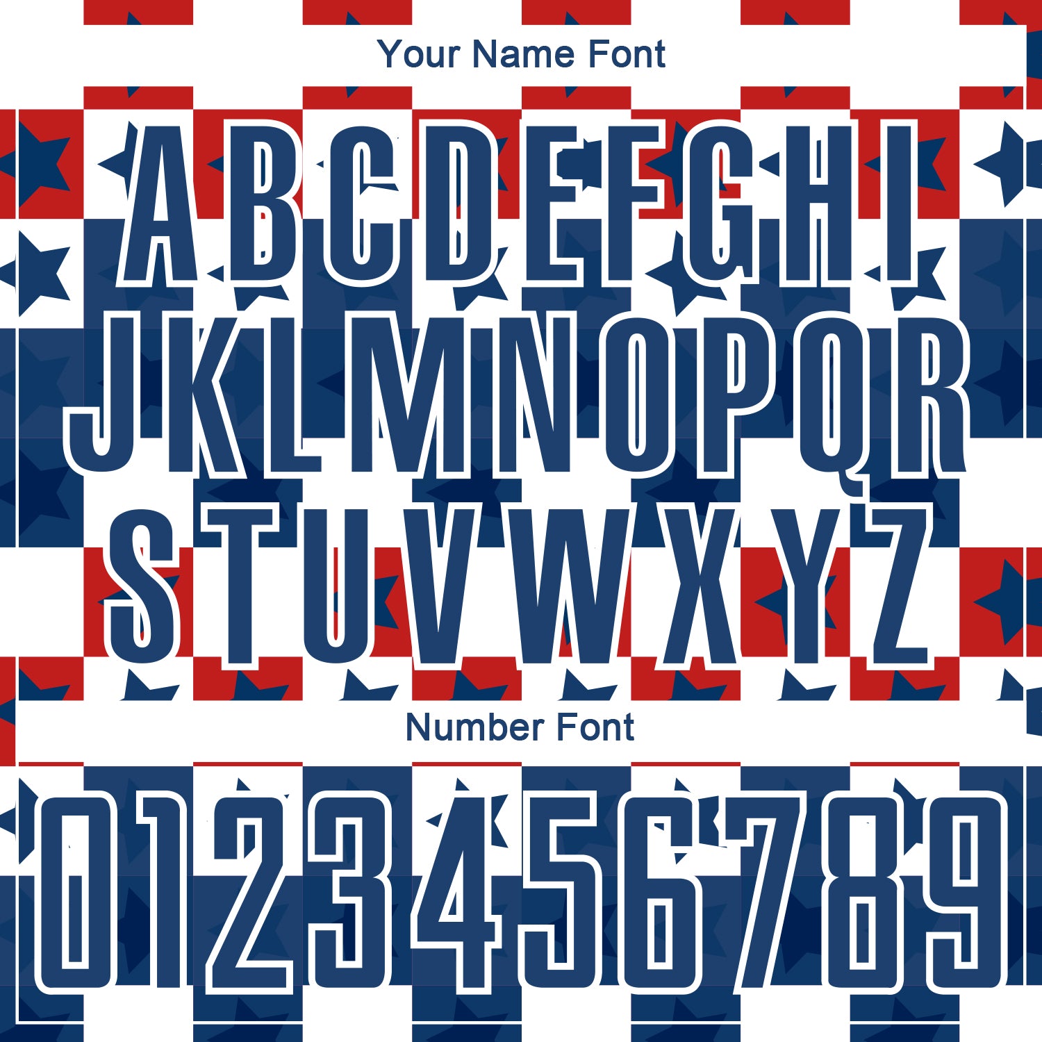 Custom Royal Red-White Stars And Squares Sublimation Soccer Uniform Jersey - Sky-Custom