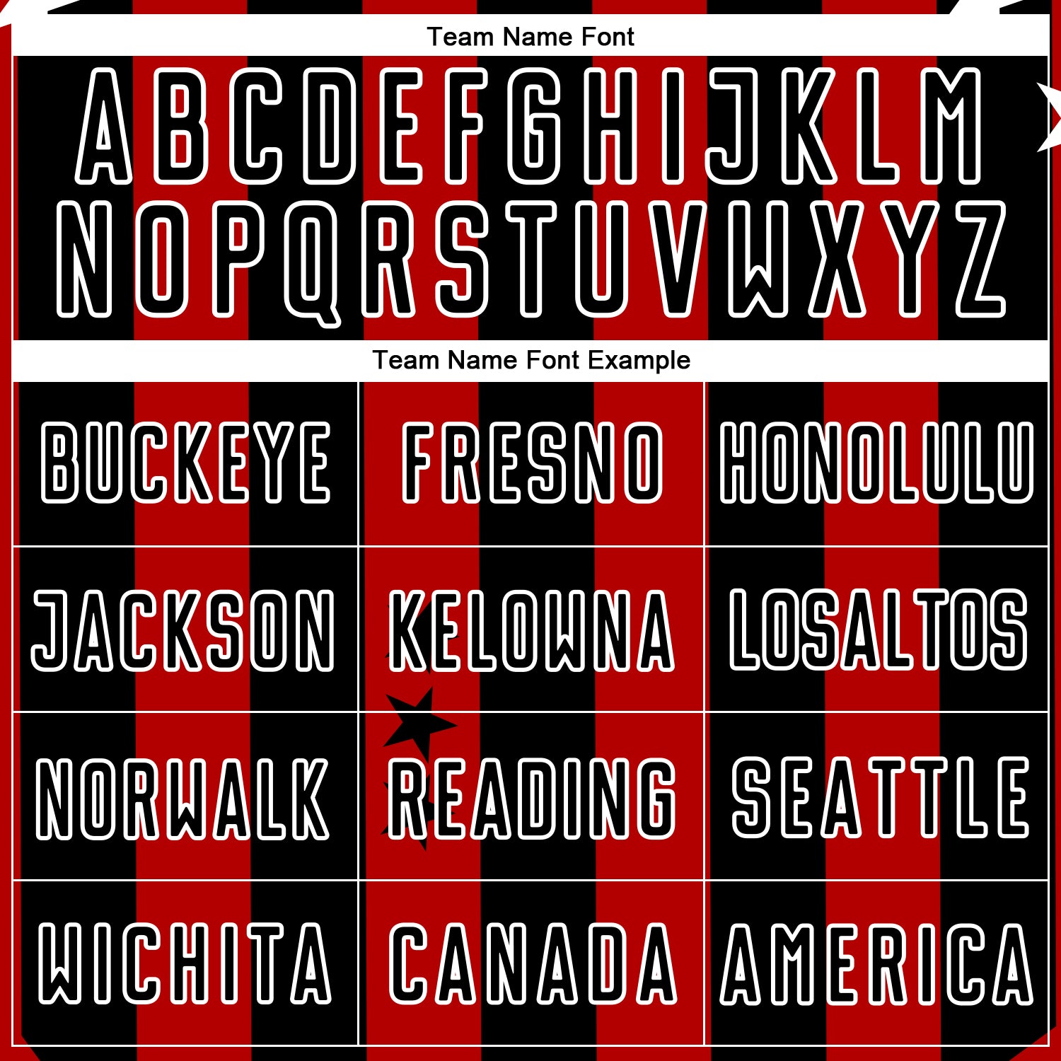 Custom Red Black-White Stars And Squares Sublimation Soccer Uniform Jersey - Sky-Custom