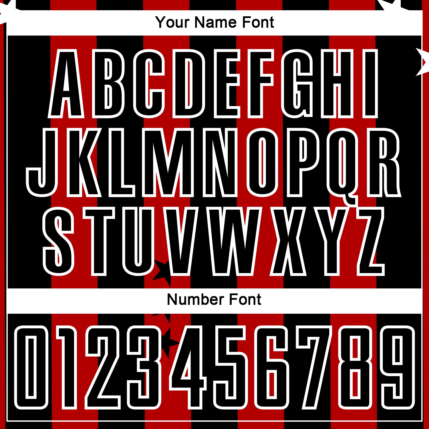 Custom Red Black-White Stars And Squares Sublimation Soccer Uniform Jersey - Sky-Custom