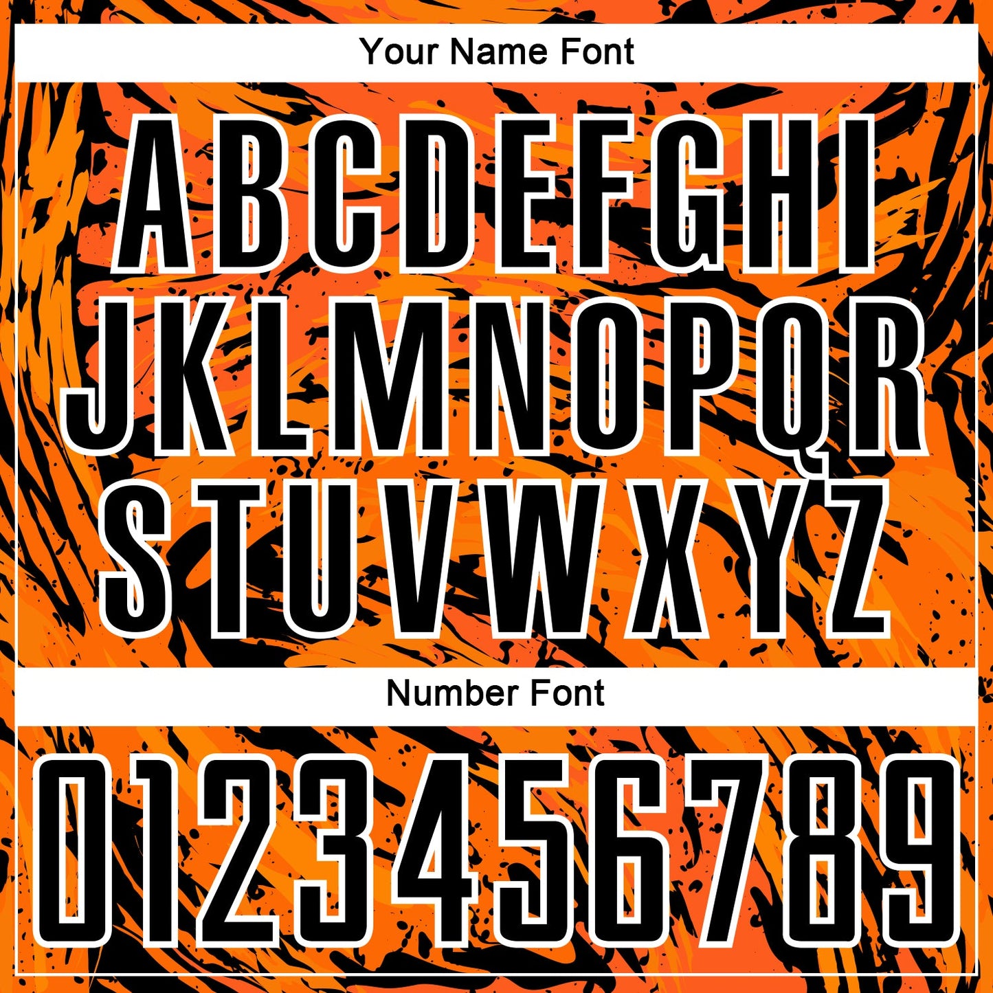 Custom Bay Orange Black-White Abstract Fluid Sublimation Soccer Uniform Jersey - Sky-Custom