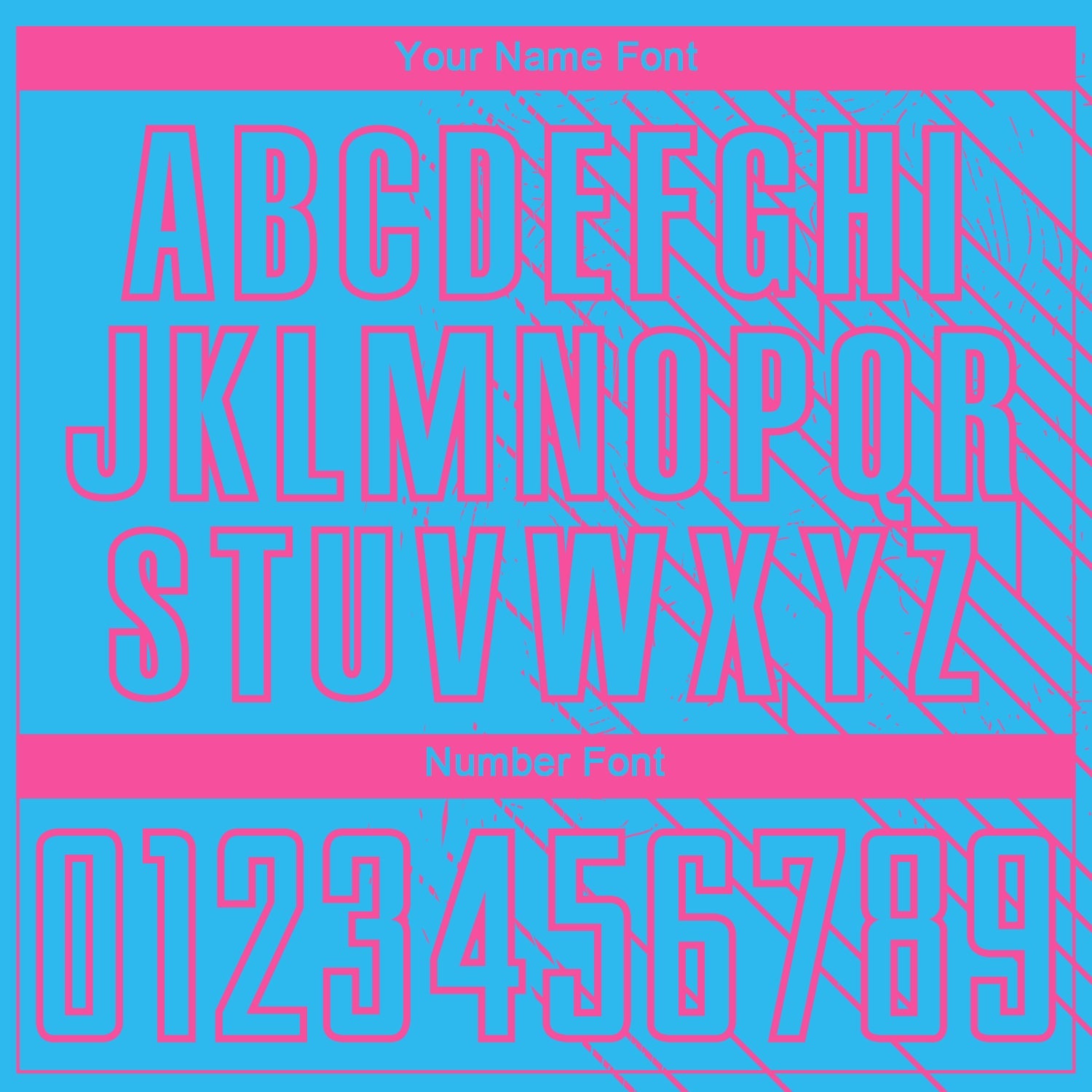Custom Sky Blue Pink Lines Sublimation Soccer Uniform Jersey - Sky-Custom