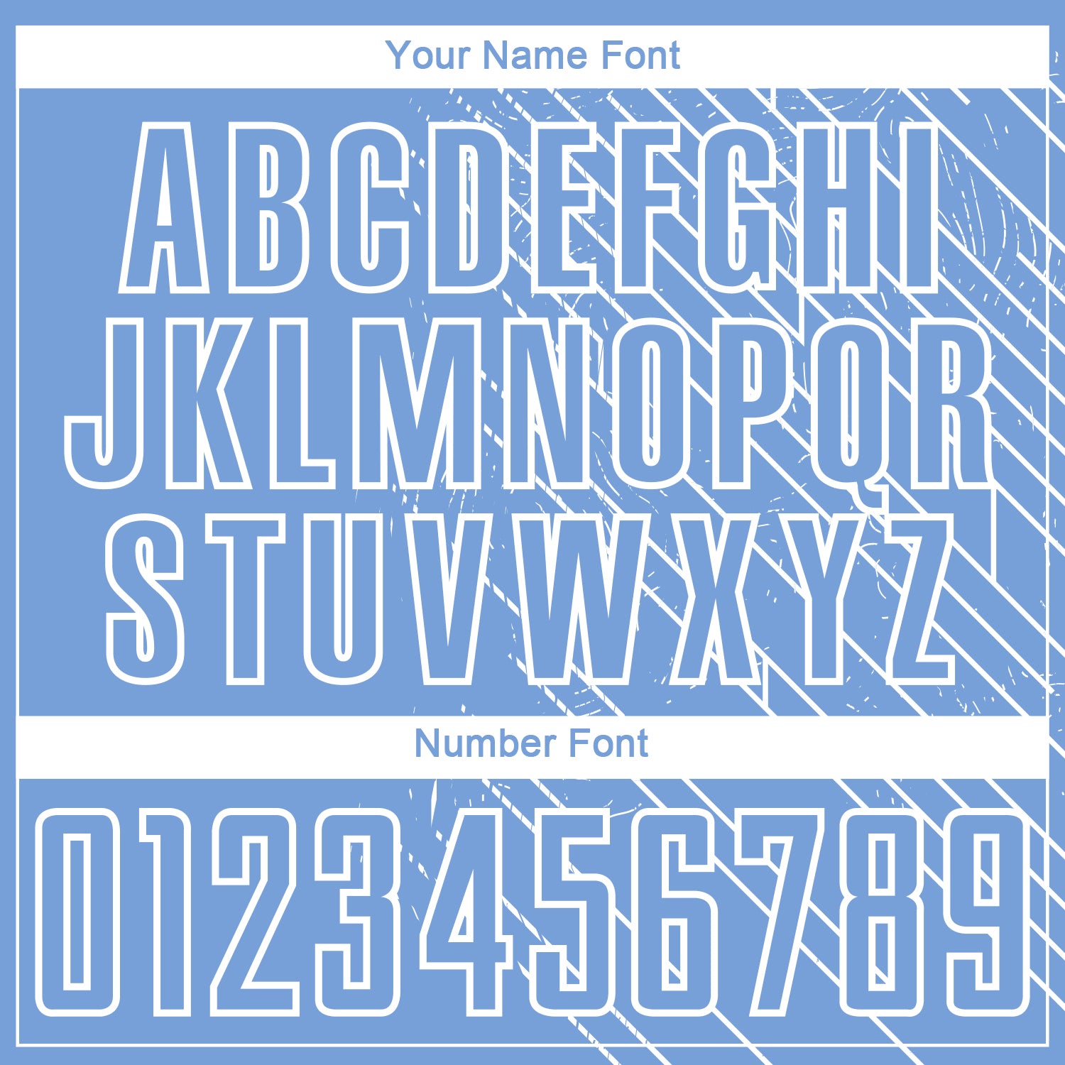 Custom Light Blue White Lines Sublimation Soccer Uniform Jersey - Sky-Custom