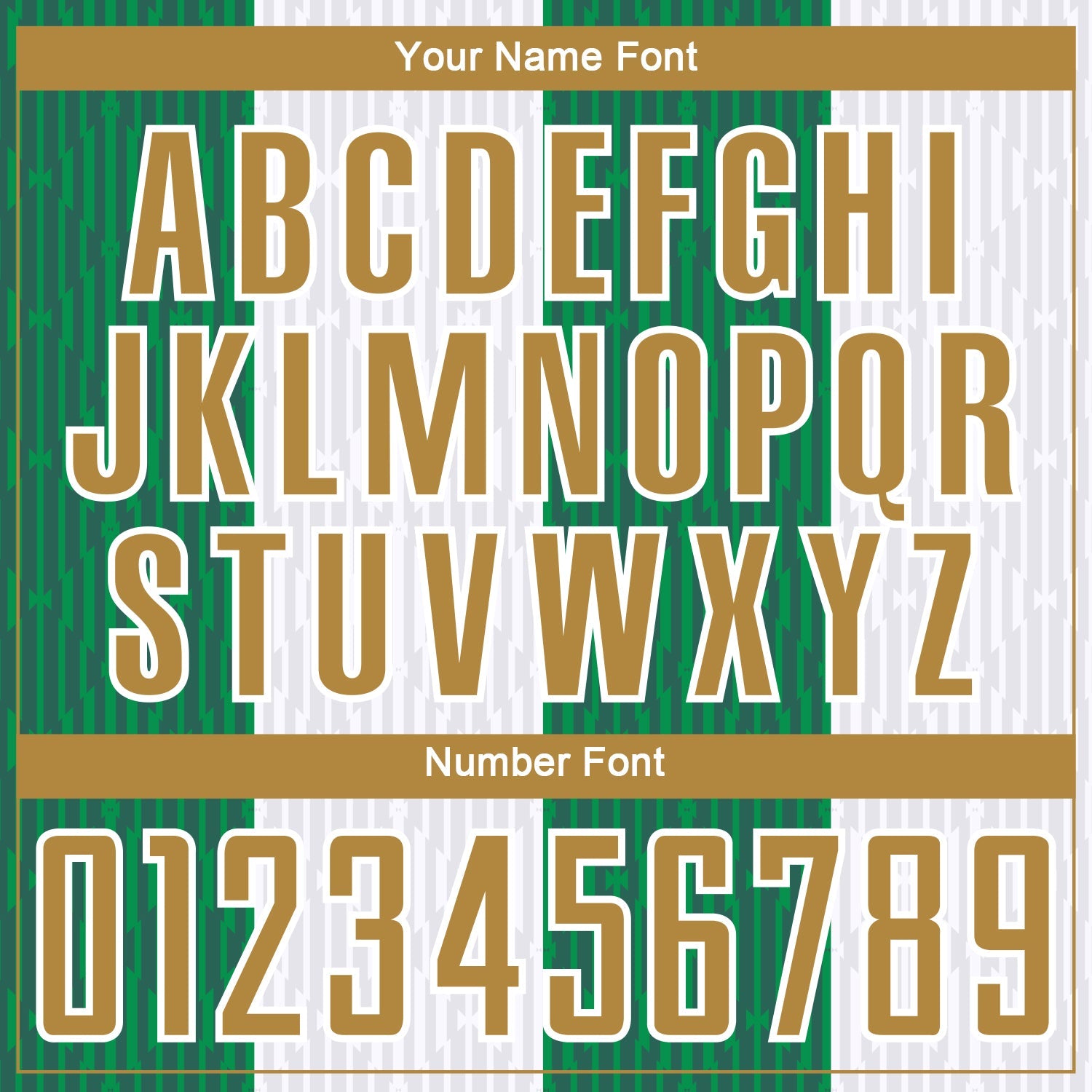 Custom White Old Gold-Kelly Green Sublimation Soccer Uniform Jersey - Sky-Custom