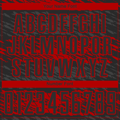 Custom Black Red Sublimation Soccer Uniform Jersey - Sky-Custom