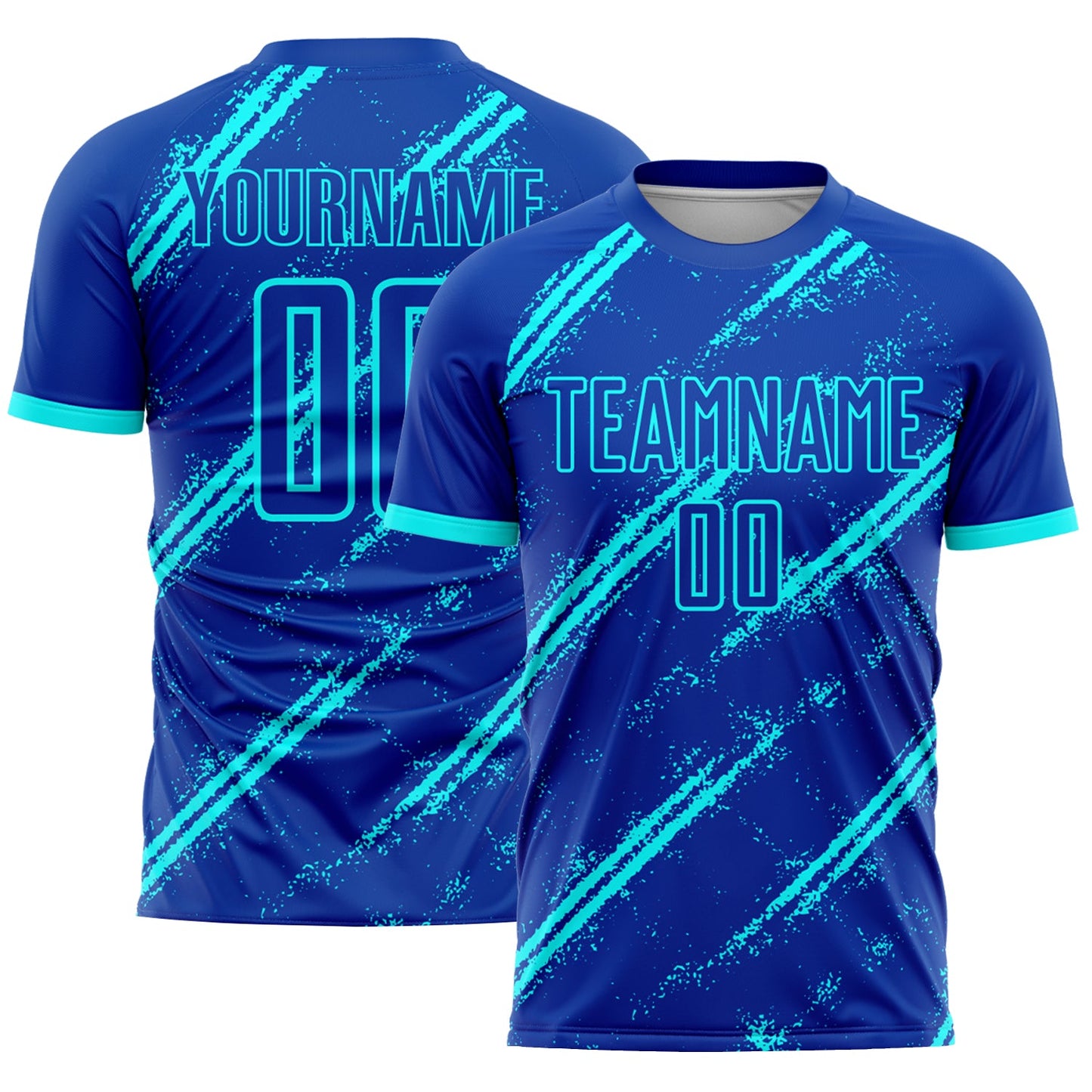 Custom Royal Lakes Blue Sublimation Soccer Uniform Jersey - Sky-Custom