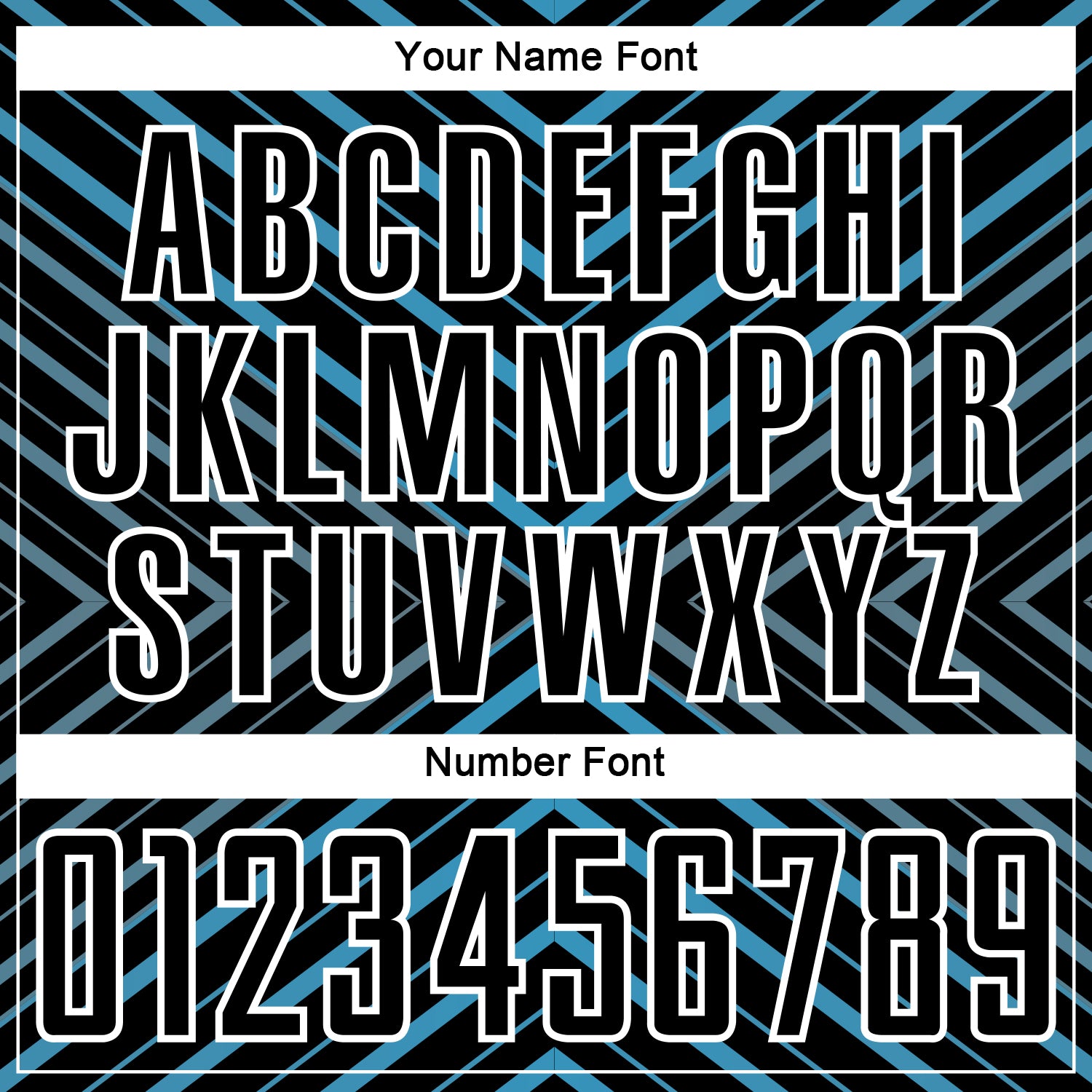Custom Black Panther Blue-White Stripes Sublimation Soccer Uniform Jersey - Sky-Custom