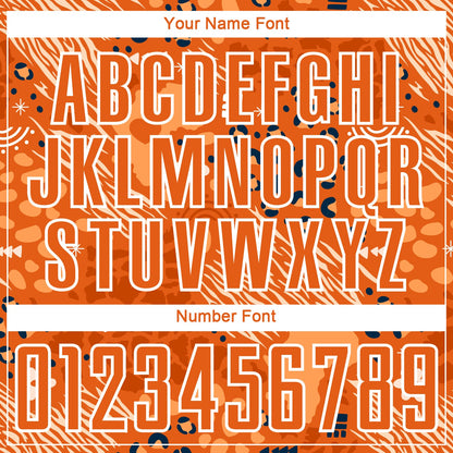 Custom Orange Bay Orange-Black African Pattern Sublimation Soccer Uniform Jersey - Sky-Custom