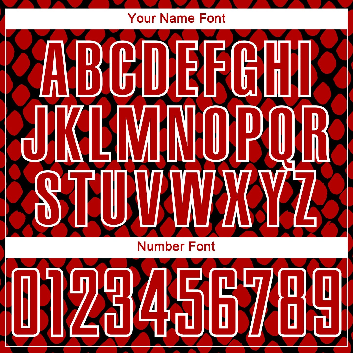 Custom Red Black-White Snake Skin Sublimation Soccer Uniform Jersey - Sky-Custom