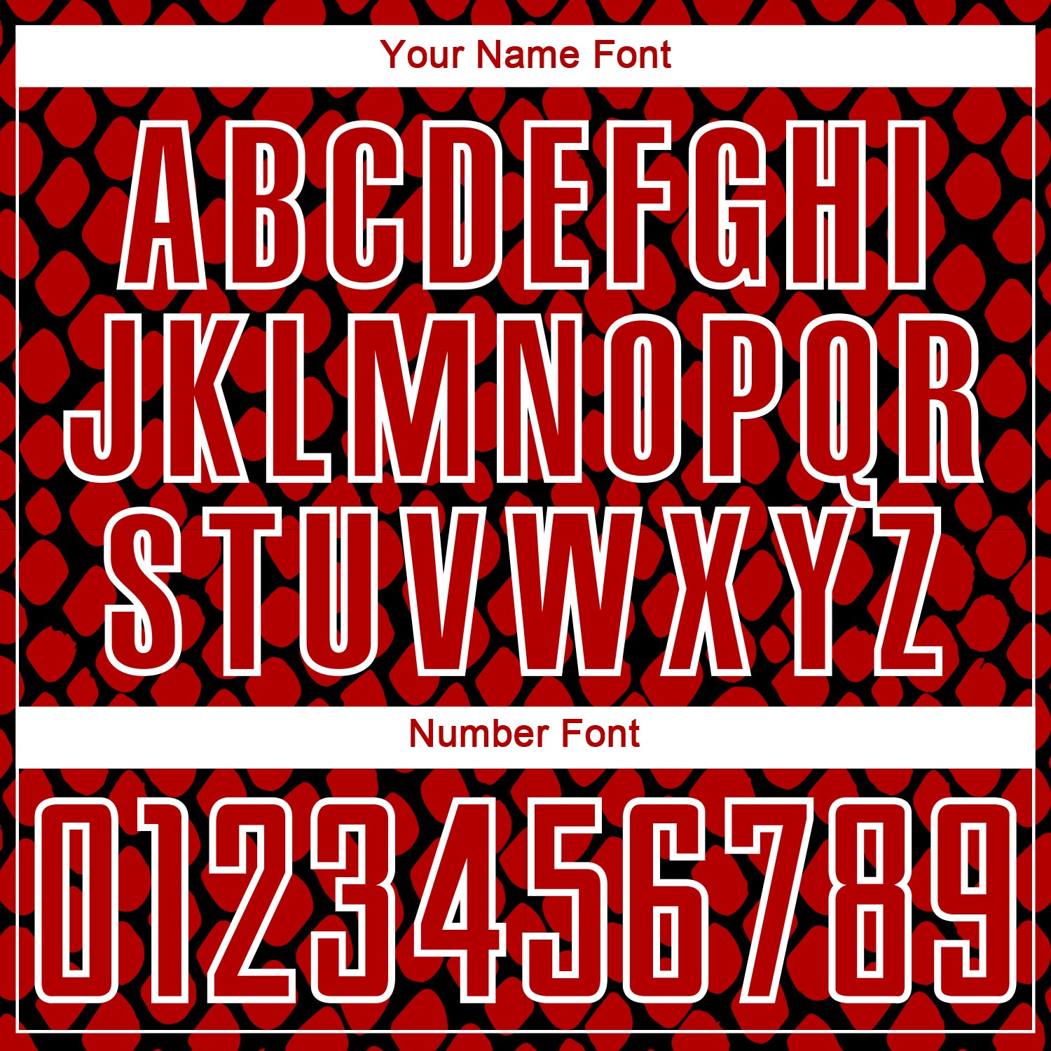 Custom Red Black-White Snake Skin Sublimation Soccer Uniform Jersey - Sky-Custom