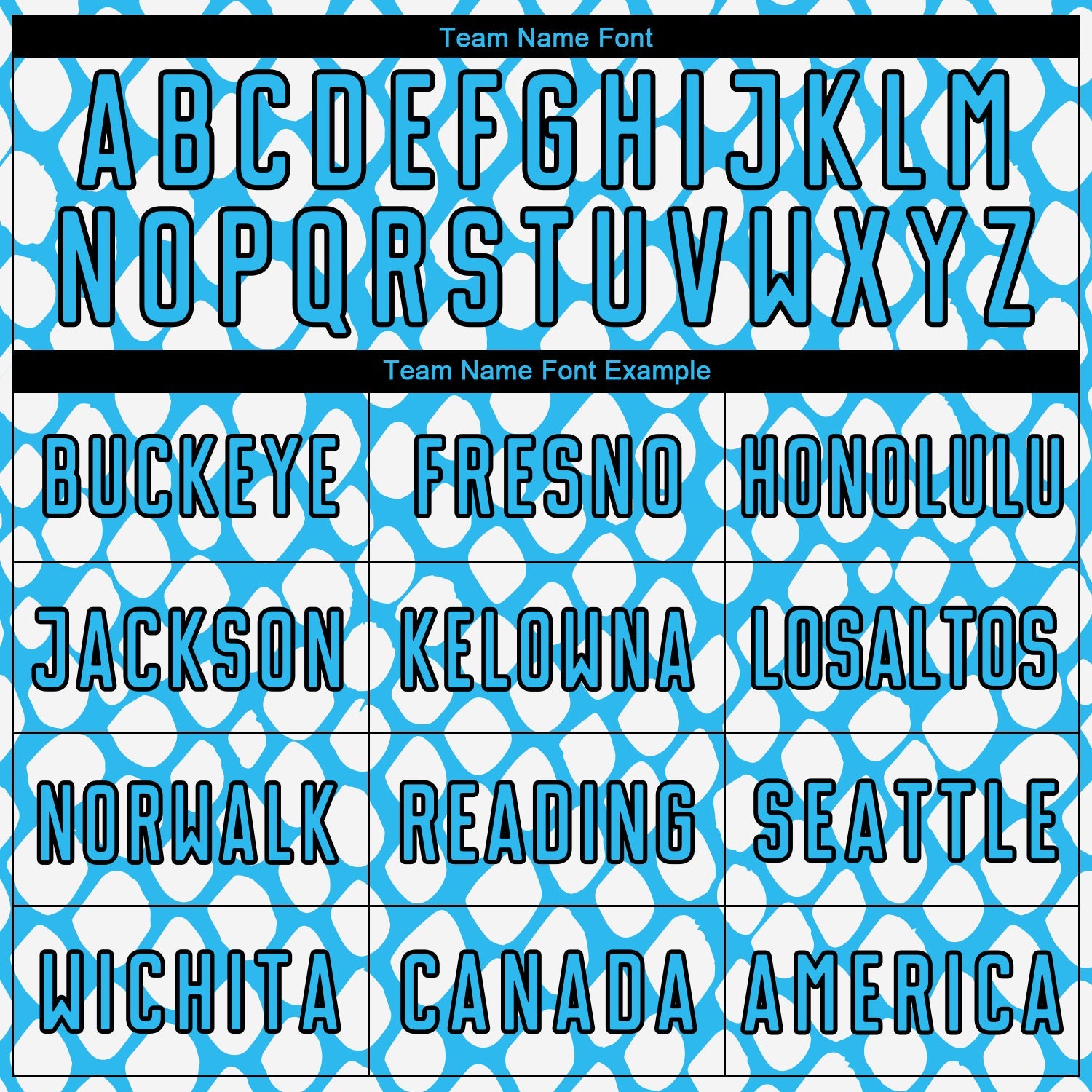 Custom Sky Blue Black-White Snake Skin Sublimation Soccer Uniform Jersey - Sky-Custom