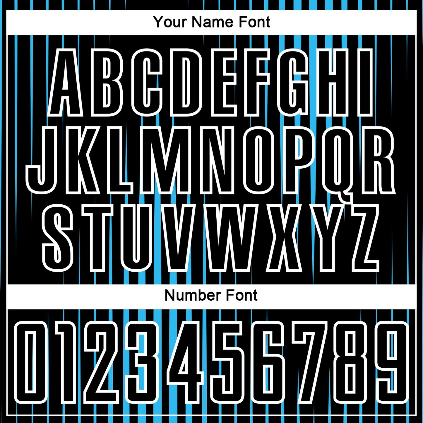 Custom Black Sky Blue-White Lines Sublimation Soccer Uniform Jersey - Sky-Custom