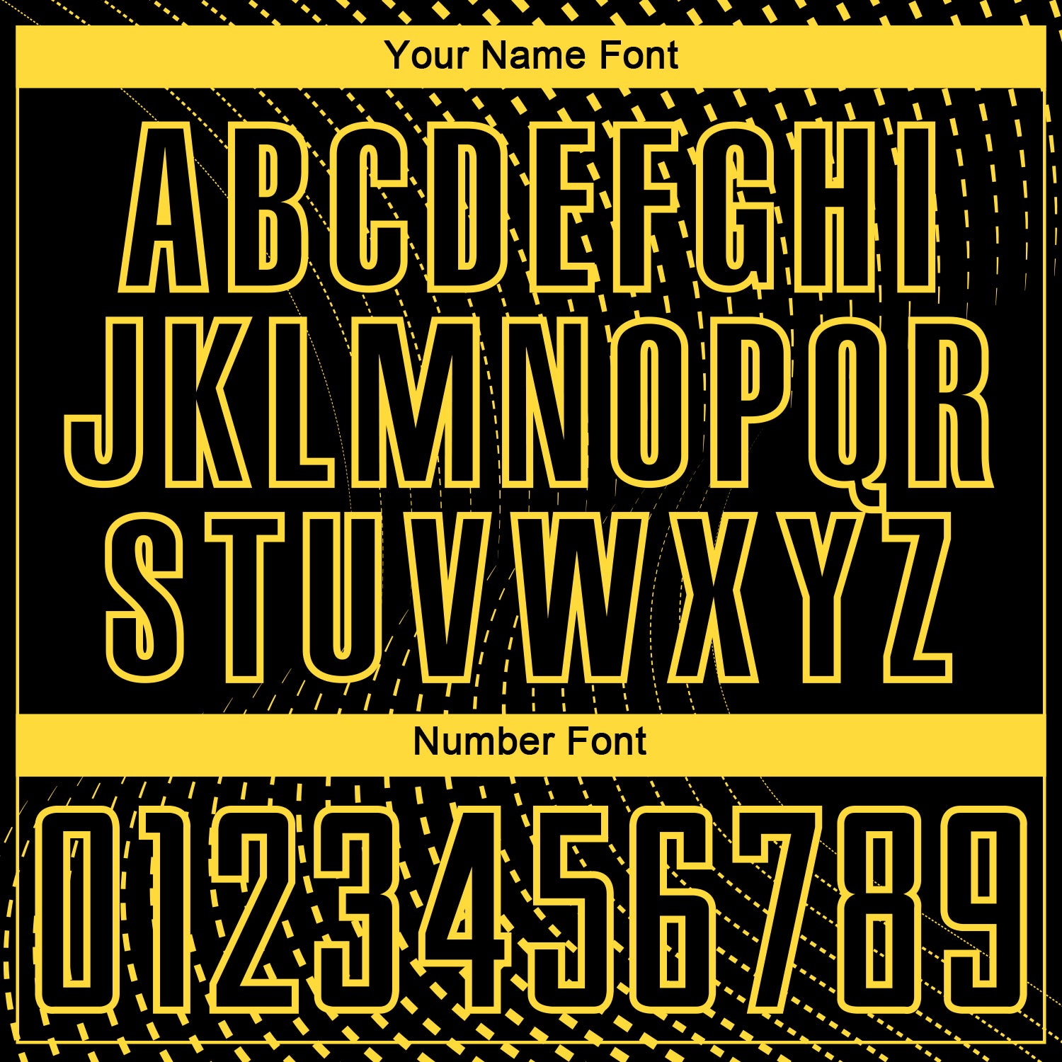 Custom Black Yellow Geometric Lines Sublimation Soccer Uniform Jersey - Sky-Custom