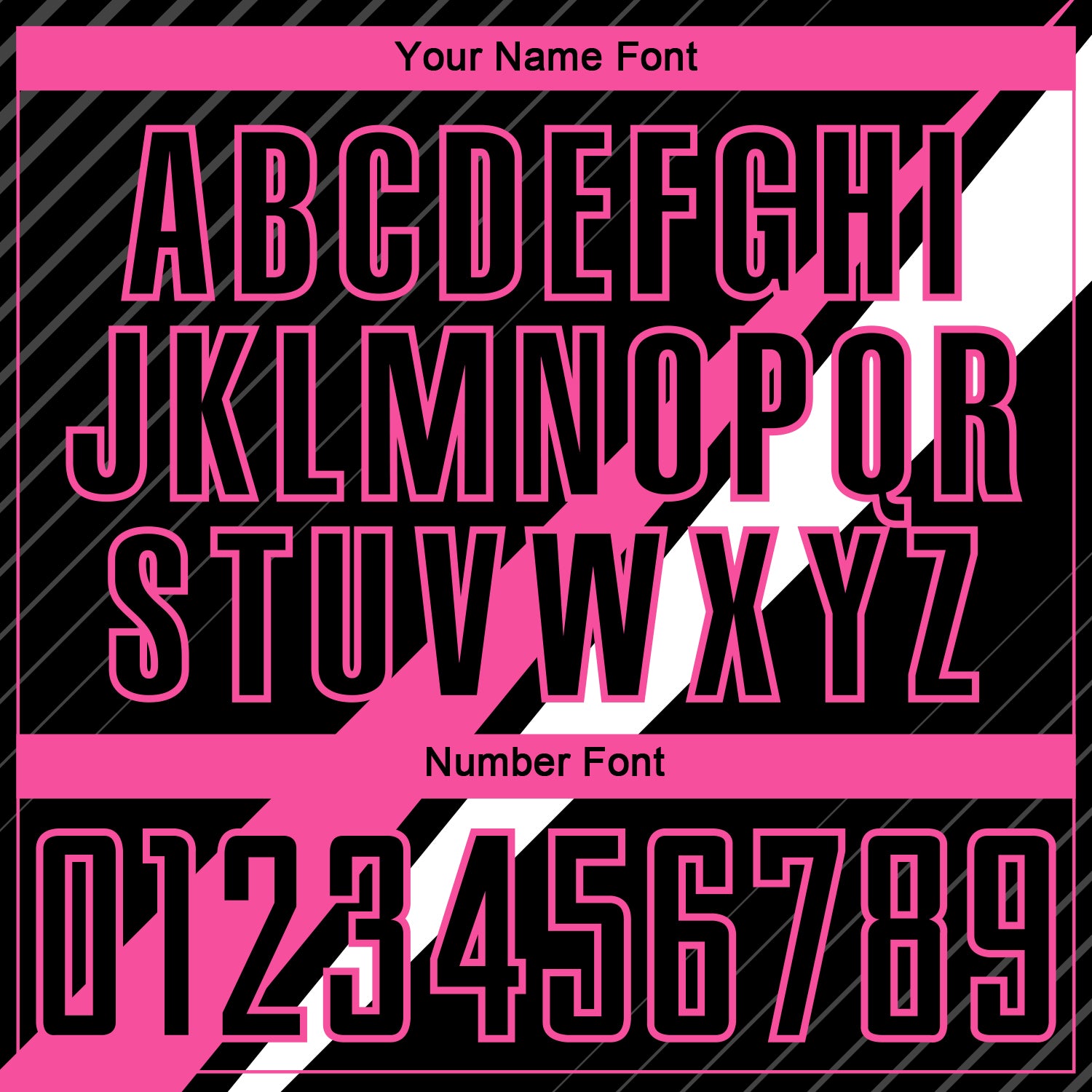Custom Black Pink-White Diagonal Lines Sublimation Soccer Uniform Jersey - Sky-Custom