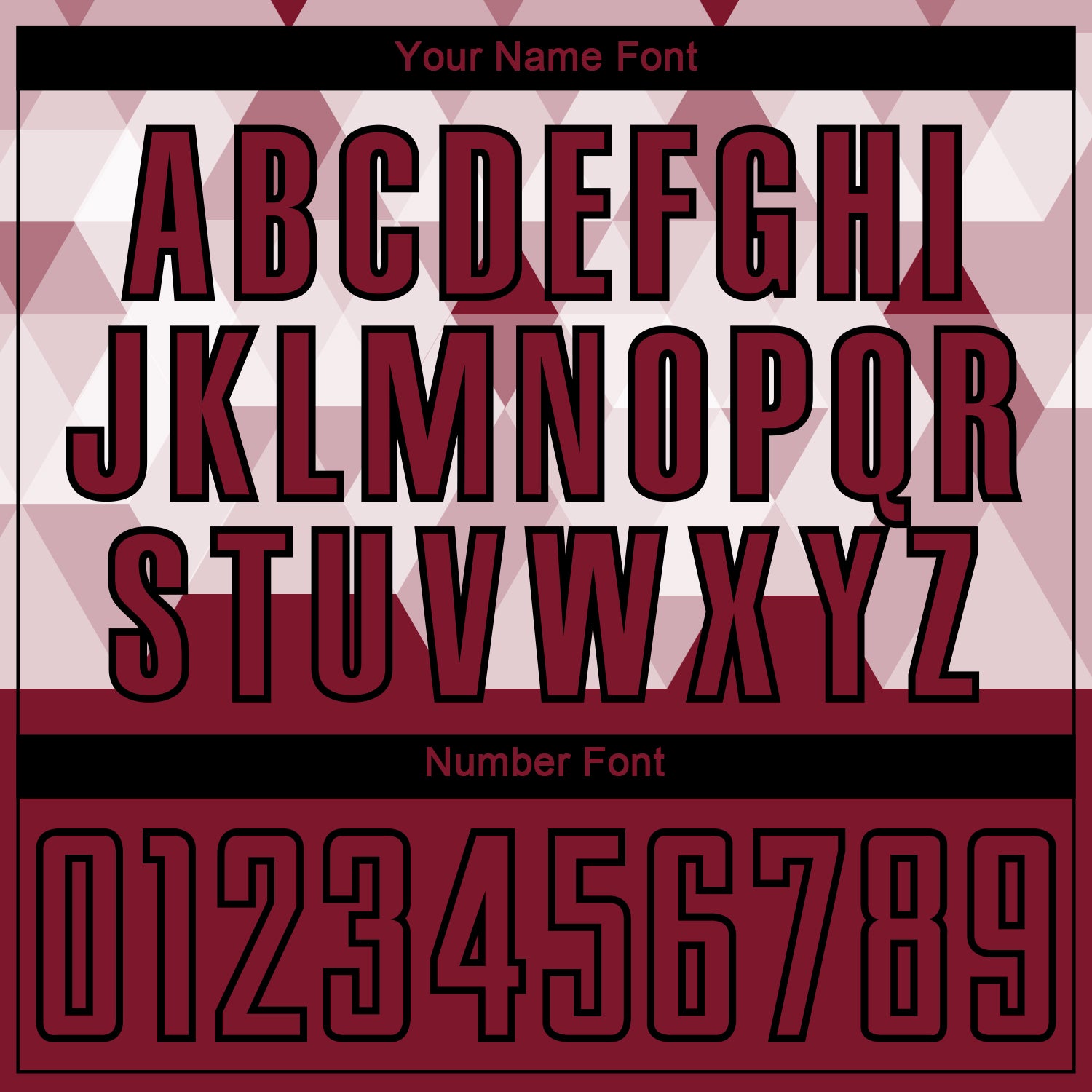 Custom Crimson Black Geometric Shapes Sublimation Soccer Uniform Jersey - Sky-Custom